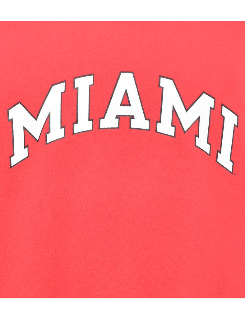 Miami Printed Sweatshirt - L