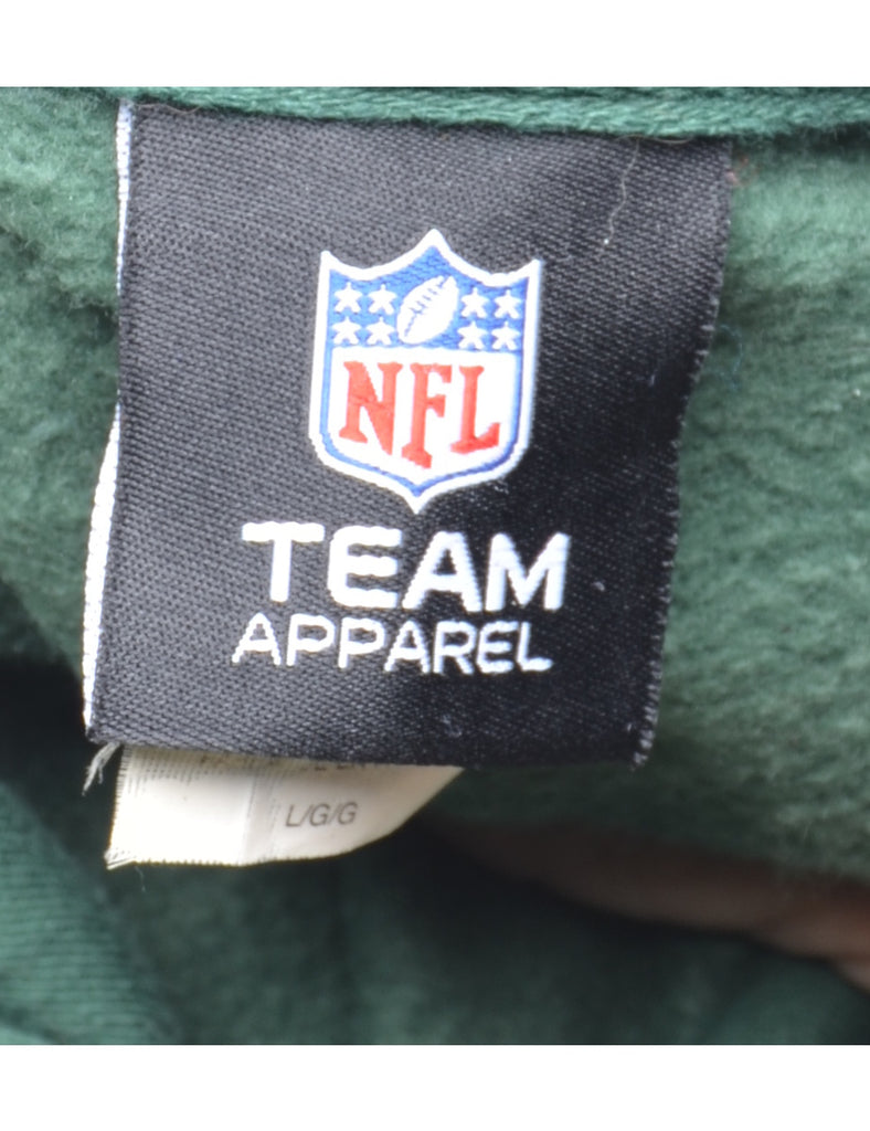 NFL  Packers  Footaball Hooded Sports Sweatshirt - L