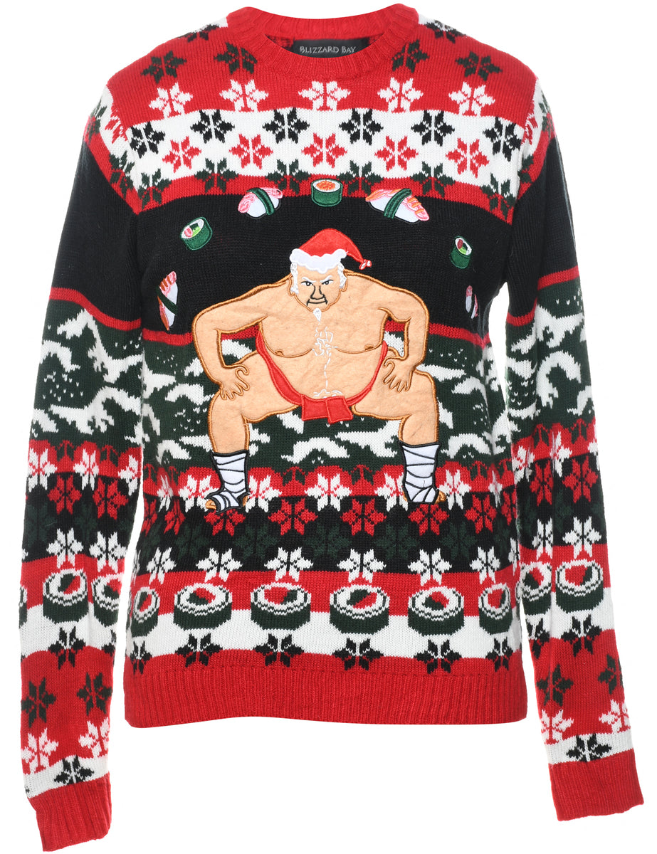 Nordic Knit Christmas Jumper - S