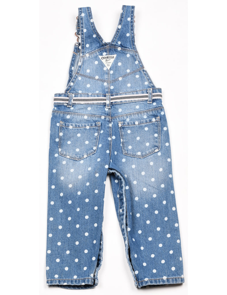 Osh Kosh B'Gosh Polka Dot Print Dungarees - 18 MONTHS