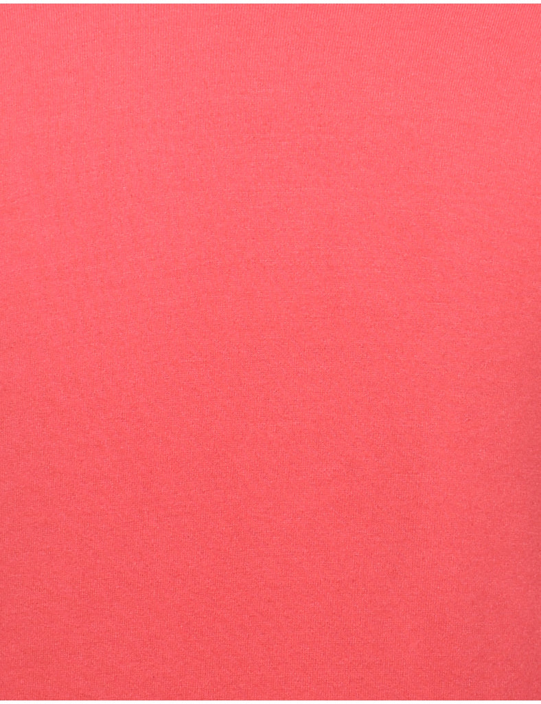 Pink Plain Sweatshirt - S
