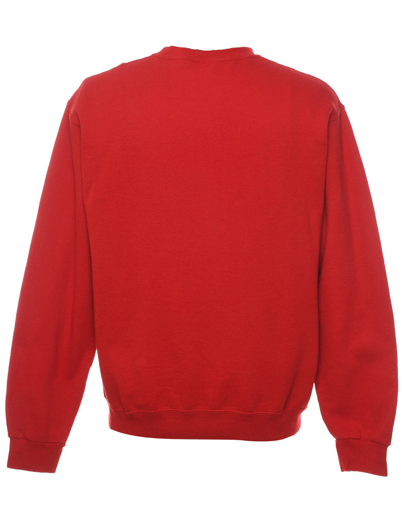 Red Christmas Sweatshirt - M