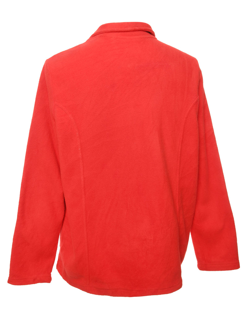 Red Fleece Sweatshirt - L