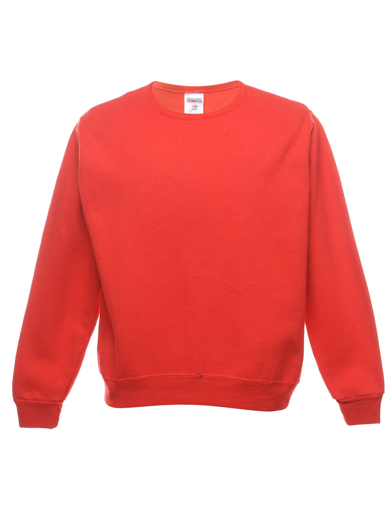 Red Plain Sweatshirt - XL
