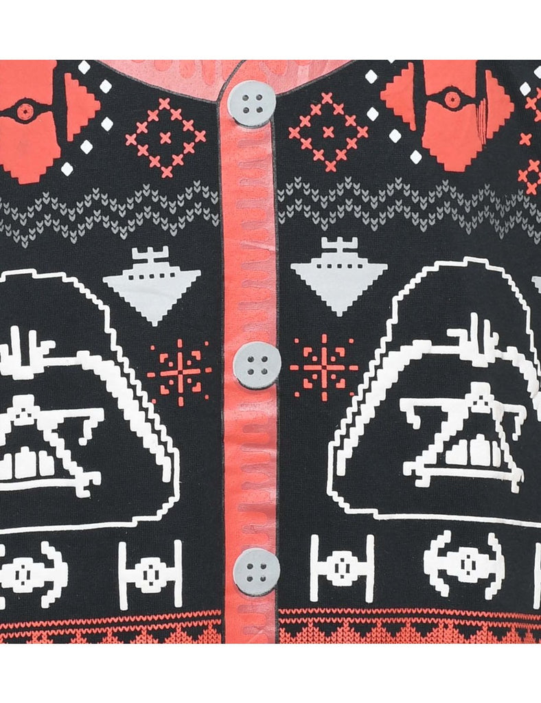 Star Wars Black Christmas Sweatshirt - M