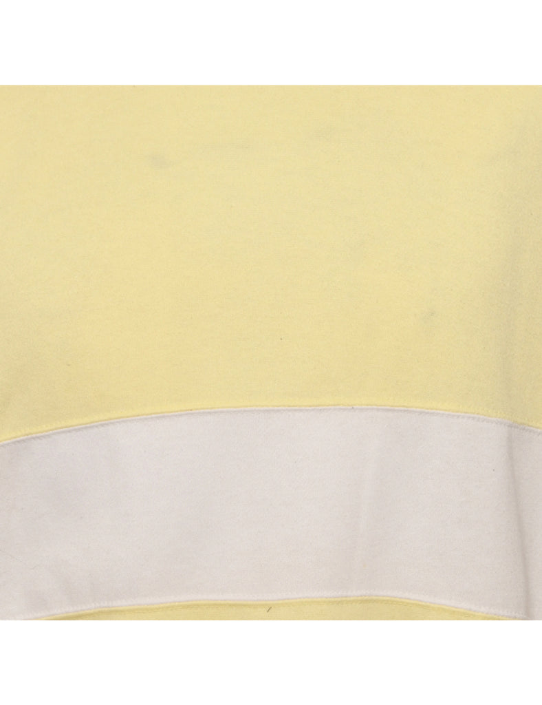 Yellow Plain Sweatshirt - S