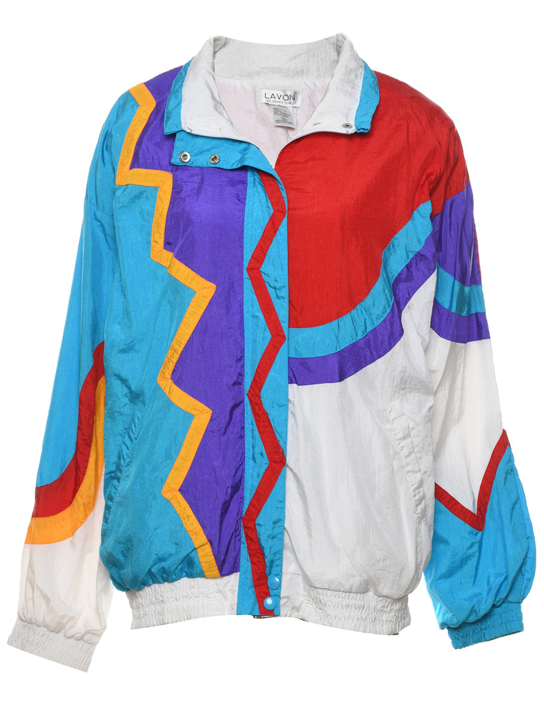 1990s Multi-Colour Nylon Jacket - L