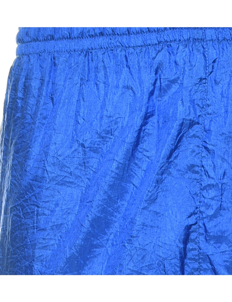 Blue Shiny Track Pants - W26 L28
