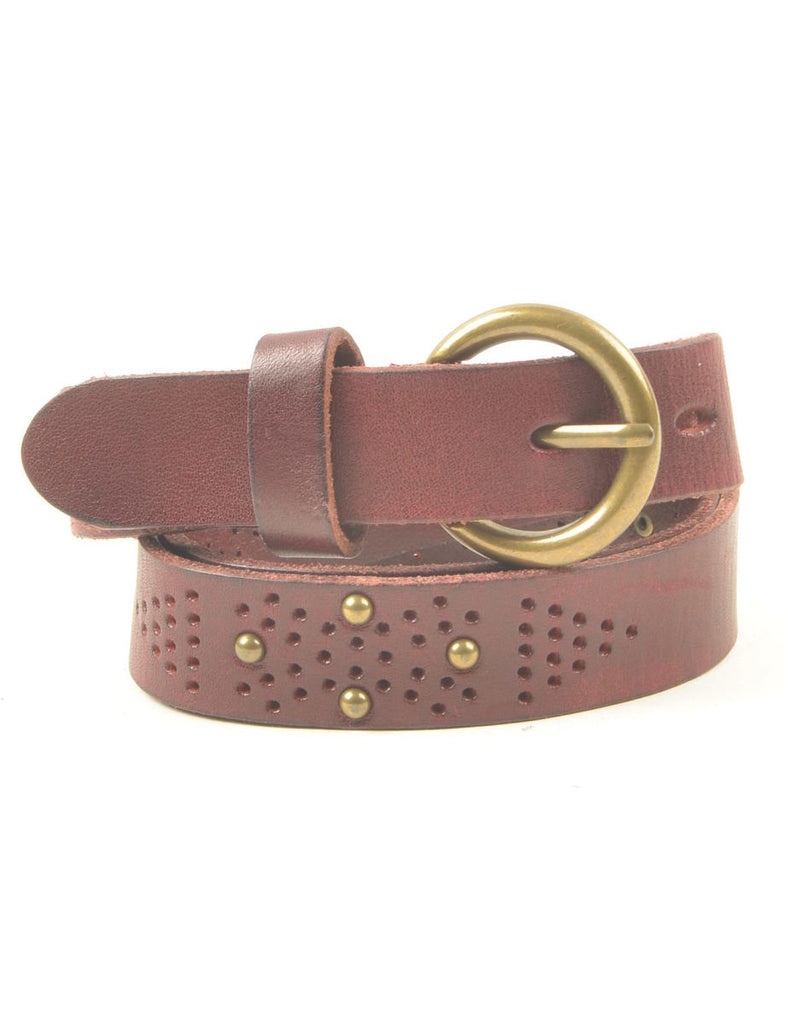 Dark Brown Waist Belt - S