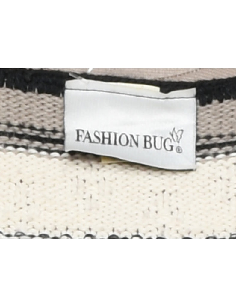 Fashion Bug Striped Jumper - L