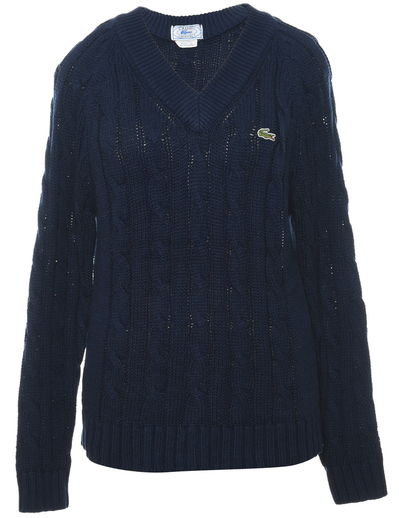 Izod Lacoste Cable Knit Jumper - L