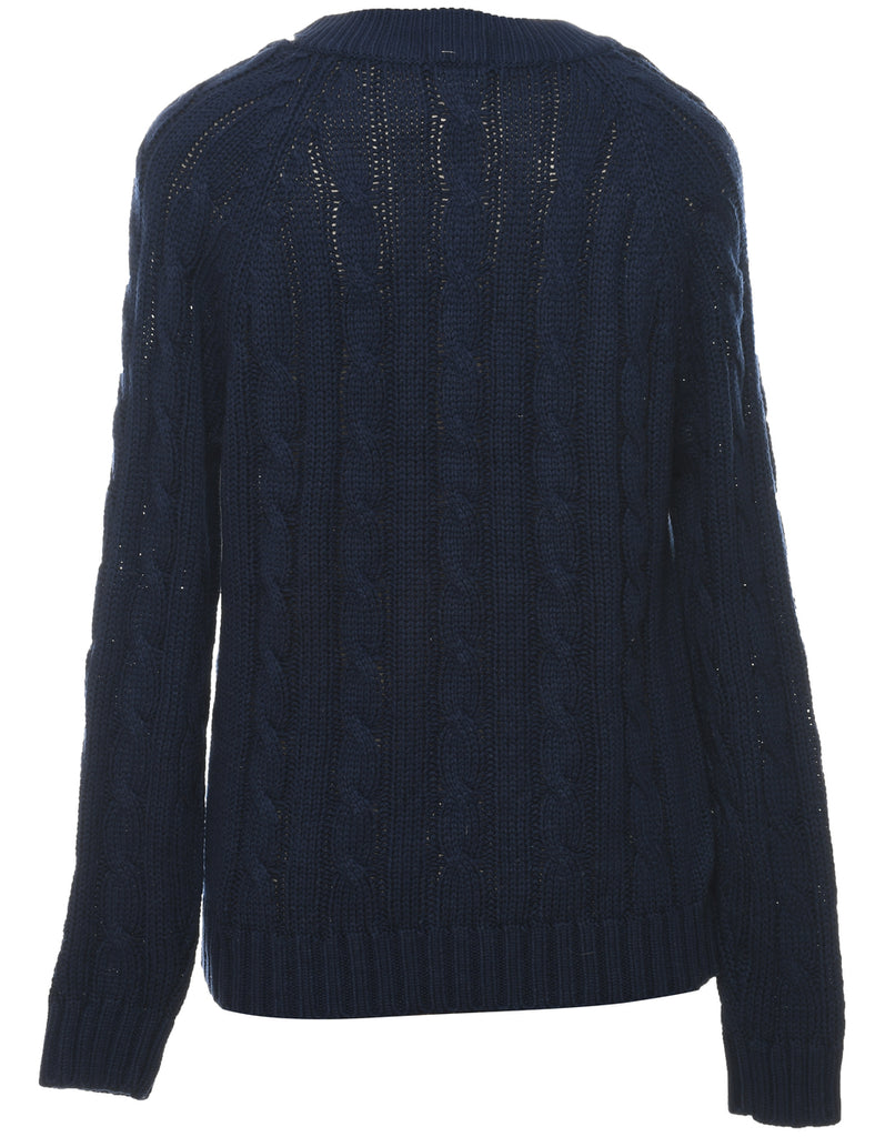 Izod Lacoste Cable Knit Jumper - L