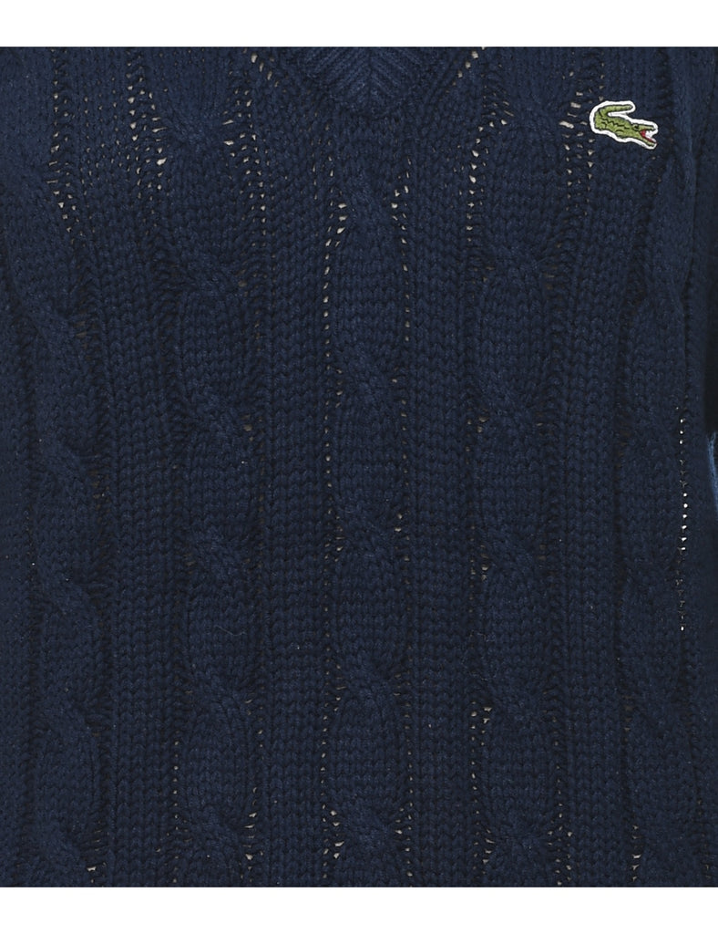 Izod Lacoste Cable Knit Jumper - L