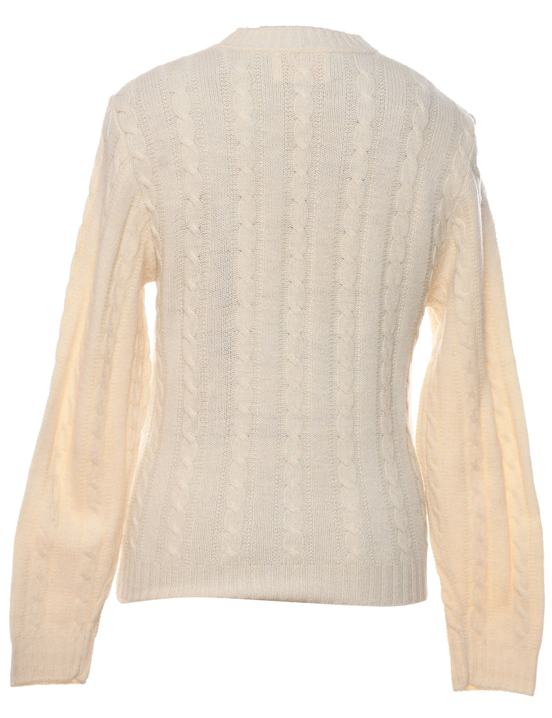 Jantzen Cable Knit Jumper - M