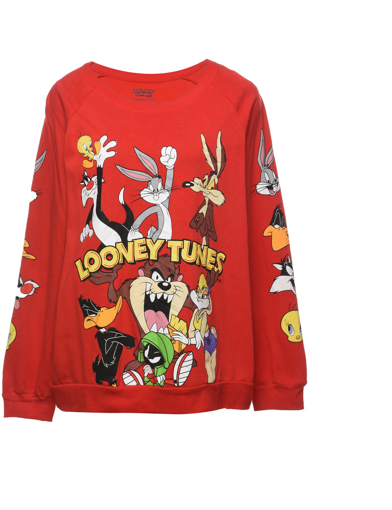 Looney Tunes Printed Sweatshirt - XXL