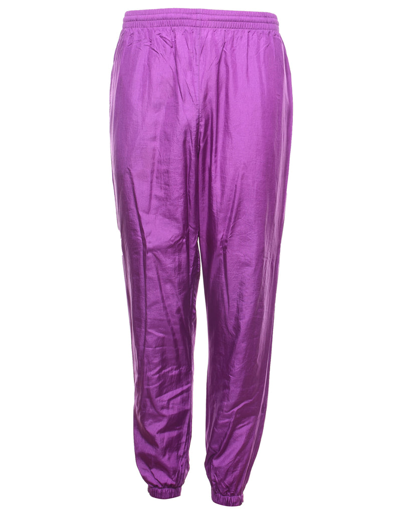 Purple Retro Track Pants - W28 L30