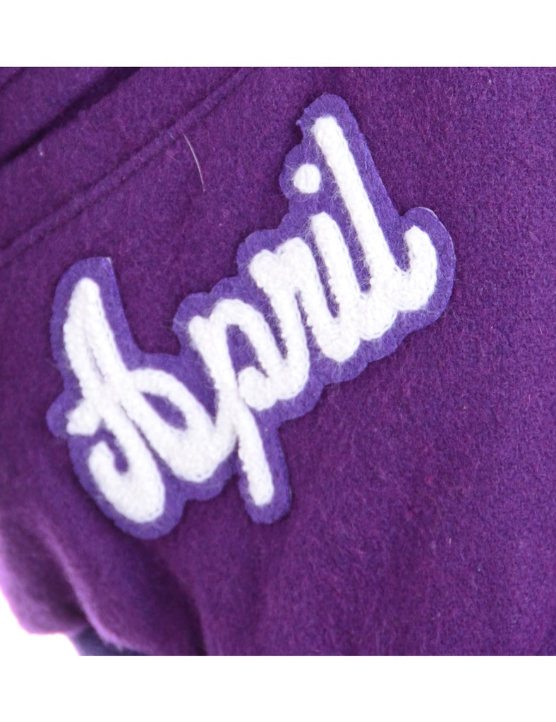 Beyond Retro Label Purple Team Jacket