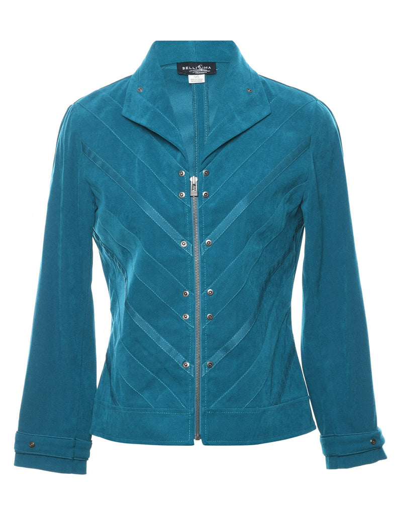 Turquoise Corduroy Jacket - S