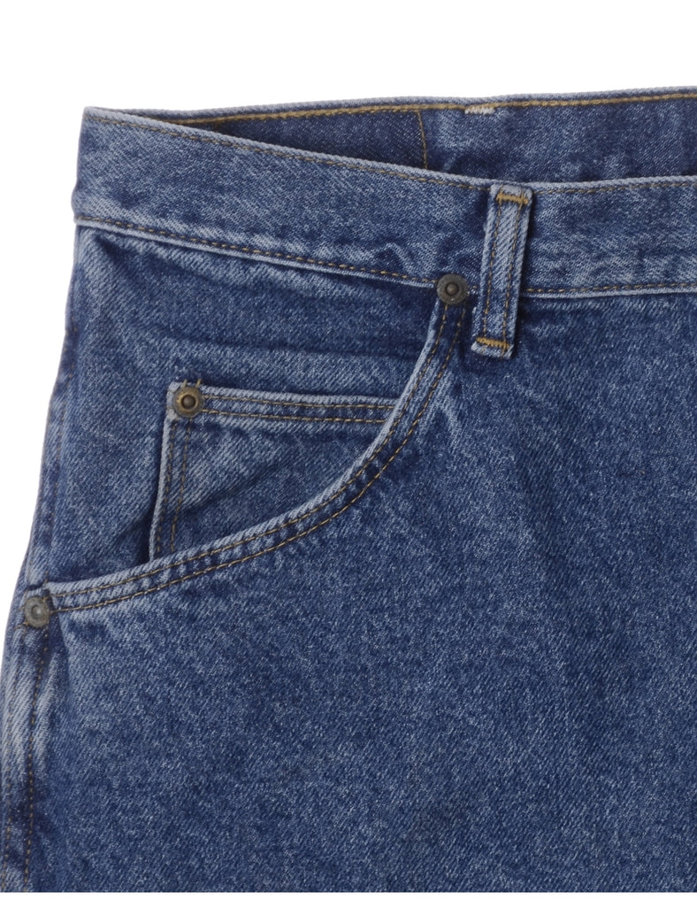 Beyond Retro Label Label Flared Leg Men's Cropped Jeans