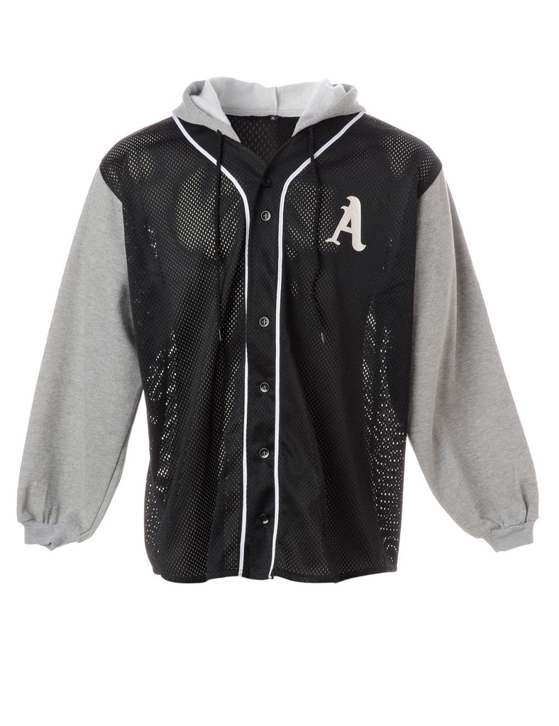 Beyond Retro Label Label Hank Baseball Sweatshirt Jacket