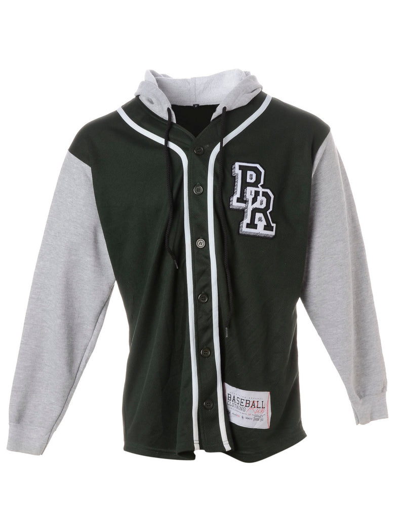 Beyond Retro Label Label Hank Baseball Sweatshirt Jacket