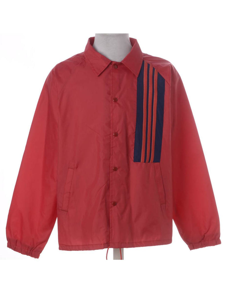 Beyond Retro Label Label Tino Stripe Front Coach Jacket