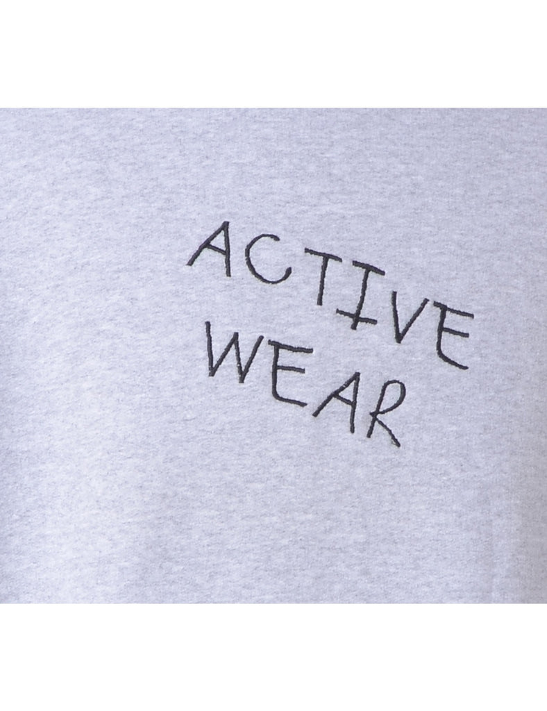 Label Activewear Embroidered Sweatshirt - Sweatshirts - Beyond Retro