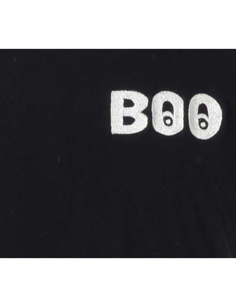 Beyond Retro Label Label Embroidered Boo T-Shirt