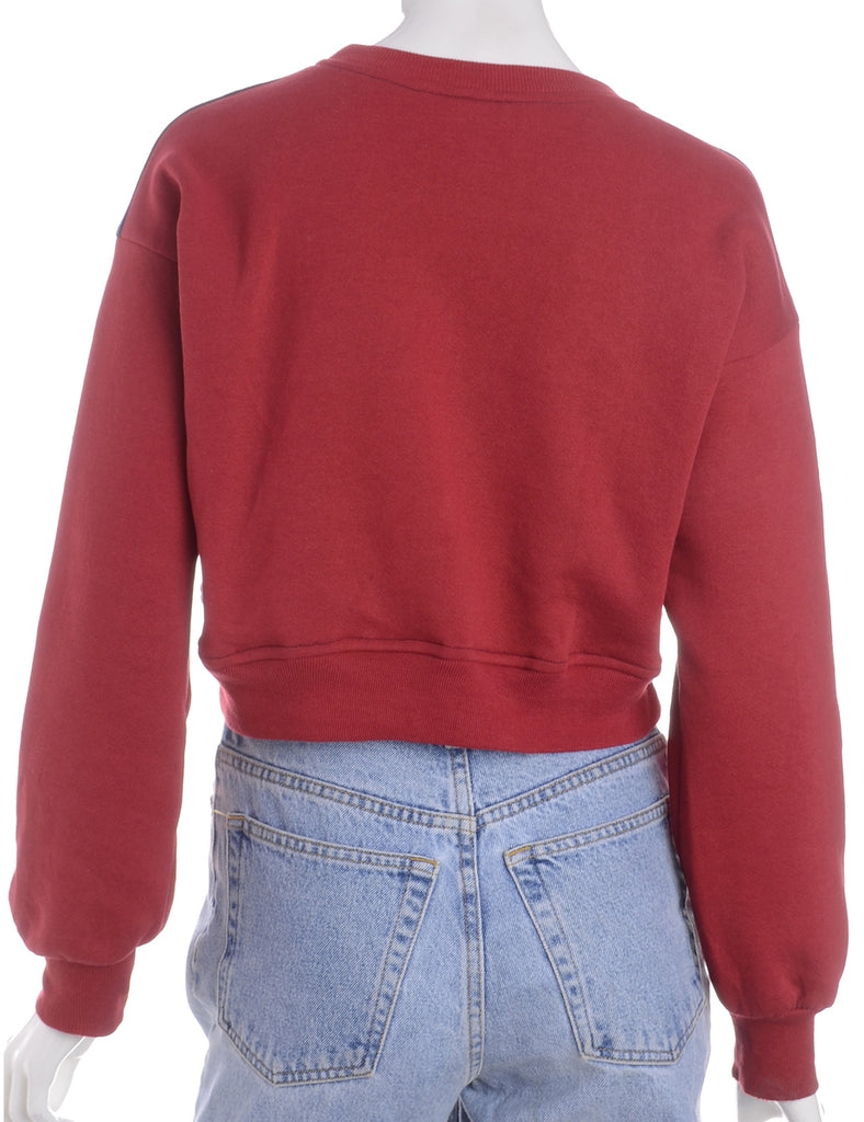 Beyond Retro Label Label Caroline Cropped Sports T-shirt Front Sweatshirt