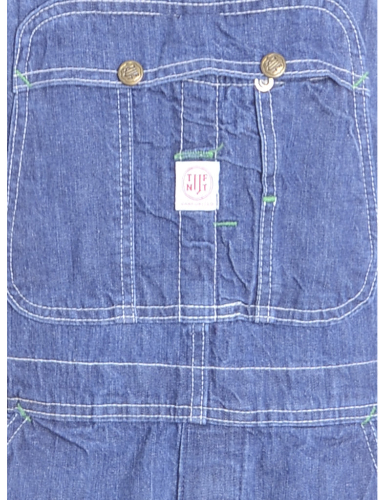 Beyond Retro Label Label Cropped Dungarees