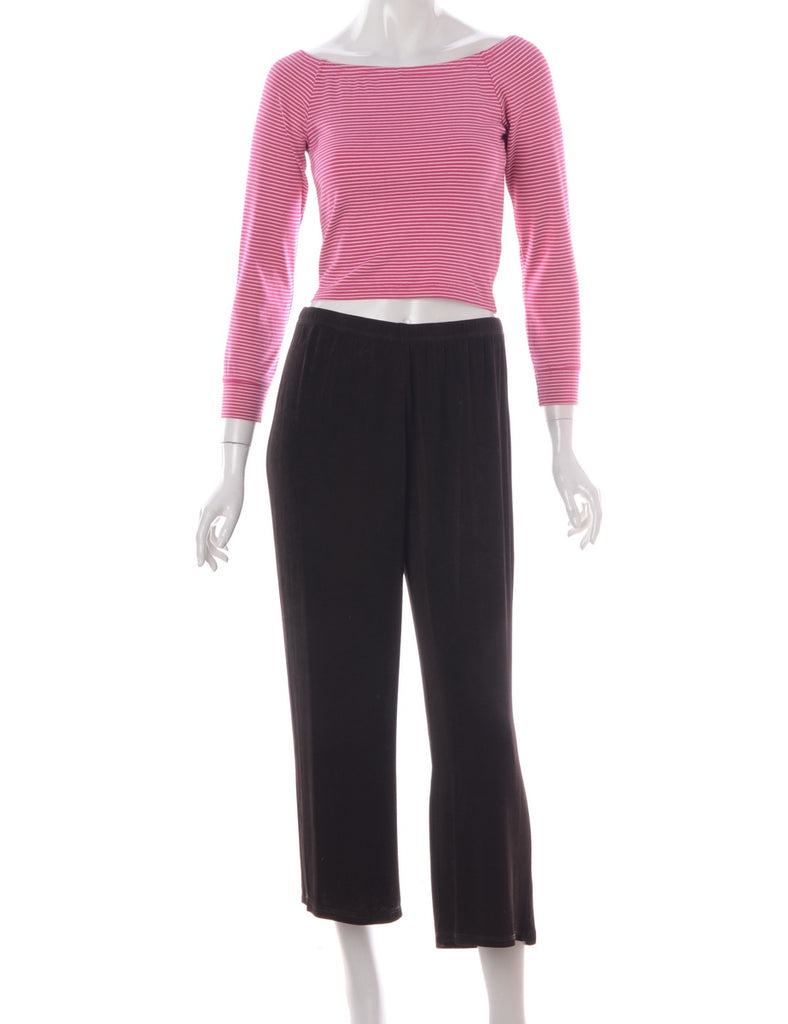 Beyond Retro Label Label Lara Cropped Lycra Trouser