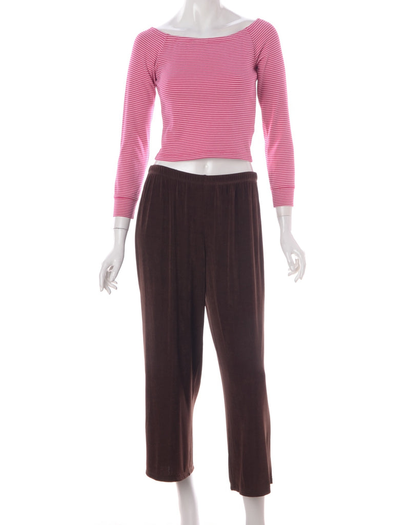 Beyond Retro Label Label Lara Cropped Lycra Trouser