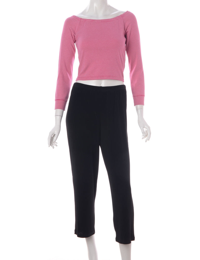 Beyond Retro Label Label Lara Cropped Lycra Trouser