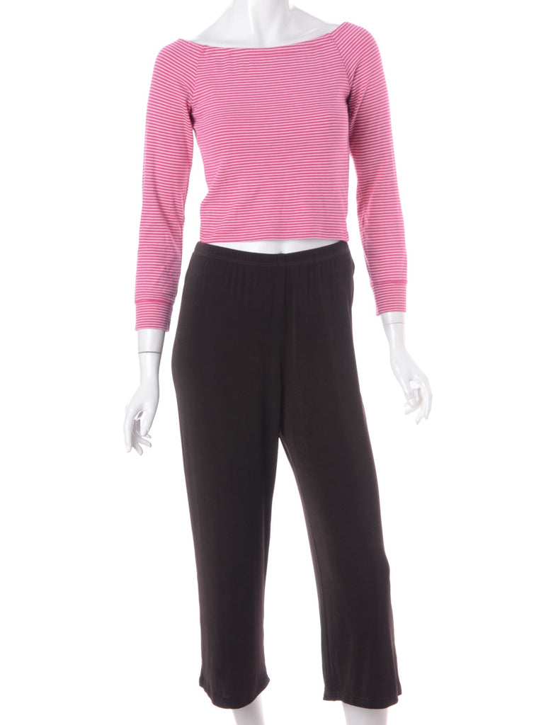 Beyond Retro Label Label Lara Cropped Lycra Trouser