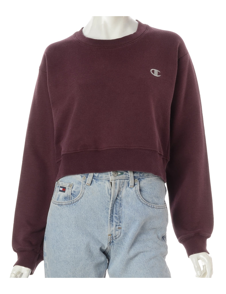 Beyond Retro Label Label Louise Cropped Sports Sweatshirt