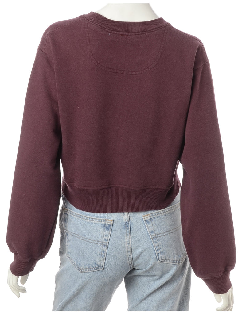 Beyond Retro Label Label Louise Cropped Sports Sweatshirt
