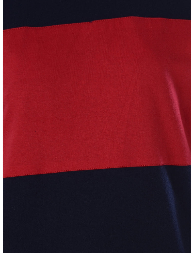 Beyond Retro Label Label Rick Contrast Chest Panel Sweatshirt