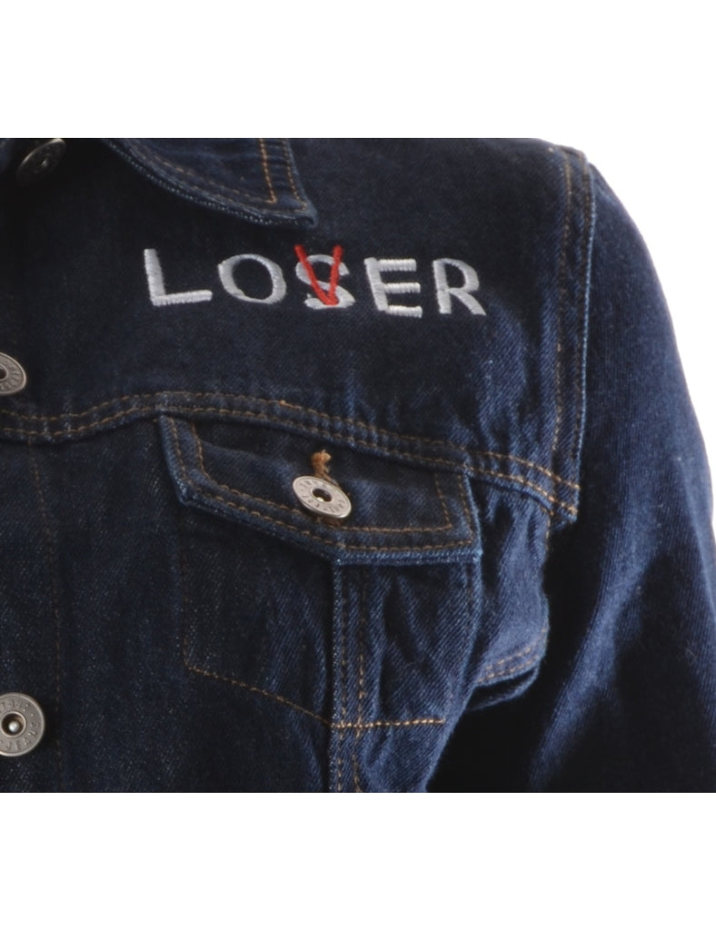 Beyond Retro Label Label Roxanne Loser Love Denim Jacket