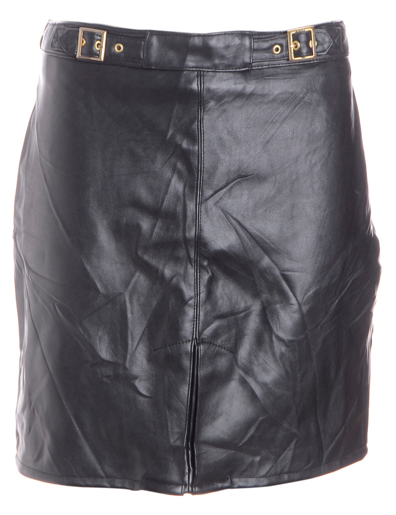 Beyond Retro Label Label Roxy Mini Leather Skirt