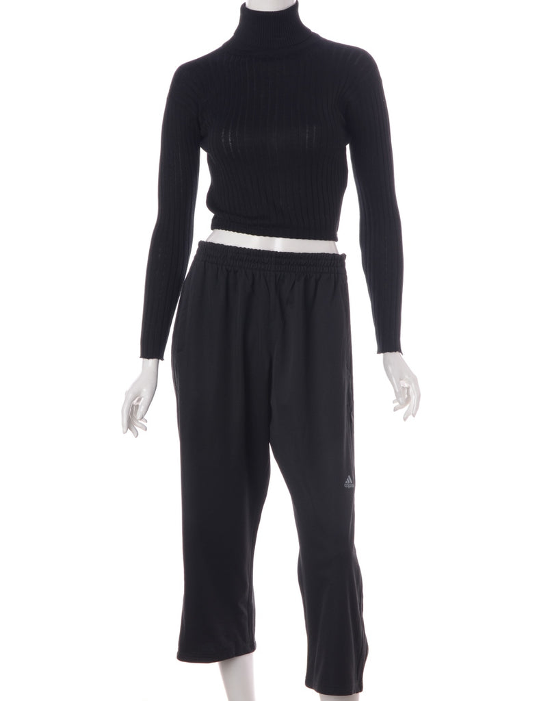 Beyond Retro Label Label Upcycled Adidas Mel Cropped Track Pants