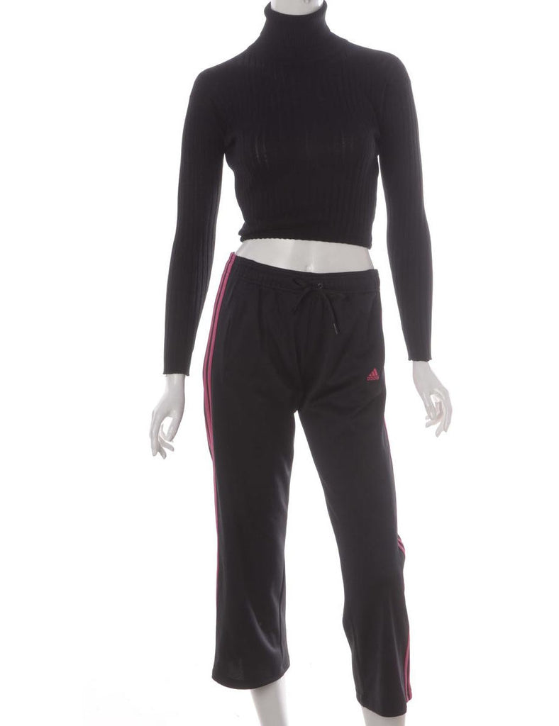 Beyond Retro Label Label Upcycled Adidas Mel Cropped Track Pants