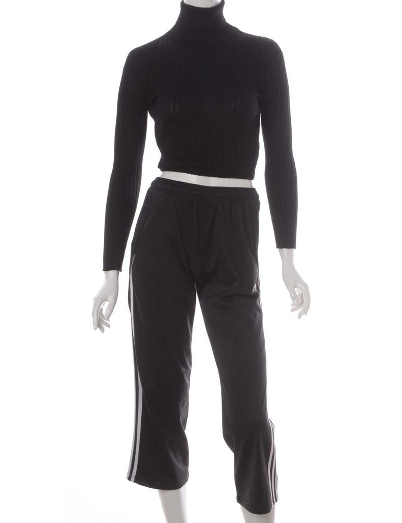 Beyond Retro Label Label Upcycled Adidas Mel Cropped Track Pants