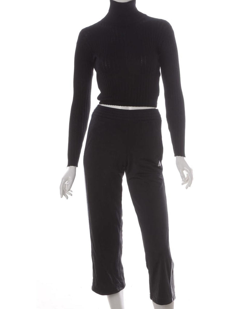 Beyond Retro Label Label Upcycled Adidas Mel Cropped Track Pants